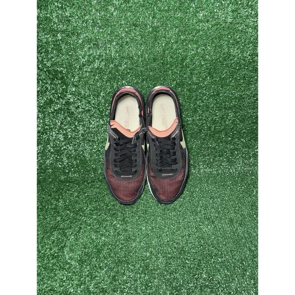 Nike Waffle One Shoes Womens Size 8 Black Red Sneakers Lifestyle Casual Athletic - Picture 5 of 9